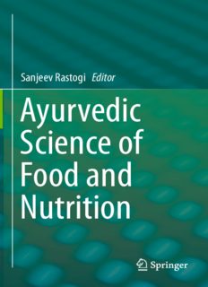 Ayurvedic Science of Food and Nutrition