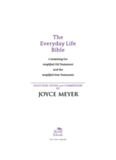 A Personal Word from Joyce Meyer For