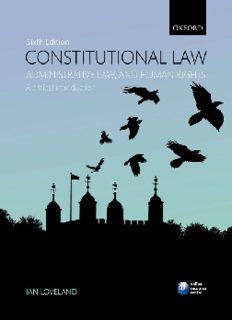 Constitutional Law, Administrative Law, and Human Rights: A Critical Introduction