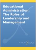 Educational Administration: The Roles of Leadership and Management