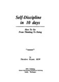 Self-Discipline in 10 days