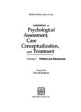 Handbook of Psychological Assessment, Case Conceptualization, and Treatment. Two-Volume Set: Handbook of Psychological Assessment, Case ... Treatment: Volume 2: Children and Adolescents