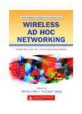 Wireless Ad Hoc Networking: Personal-Area, Local-Area, and the Sensory-Area Networks (Wireless Networks and Mobile Communications)