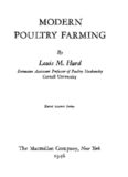 modern poultry farming