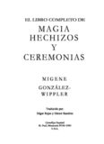 Magia Hechizos Y Ceremonias