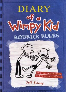 Diary Of A Wimpy Kid - Rodrick Rules