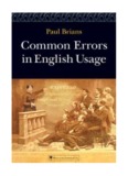 Common Errors in English by Paul Brians