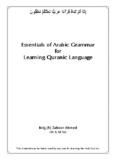Essentials of Arabic Grammar Essentials of Arabic Grammar 
