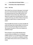 21 Great Ways to Build a High Profit Business Author: Brian Tracy Hello, I'm Brian Tracy and ...