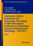 Information systems architecture and technology : proceedings of 38th International Conference on Information Systems Architecture and Technology -- ISAT 2017. Part II