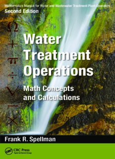 Mathematics Manual for Water and Wastewater Treatment Plant Operators, Second Edition - Three Volume Set: Mathematics Manual for Water and Wastewater ... Operations: Math Concepts and Calculations