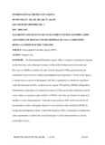 HAZARDOUS AND SOLID WASTE MANAGEMENT SYSTEM 
