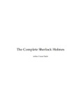 The Complete Sherlock Holmes