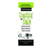 Coaching the Sale: Discover the Power of Coaching to Increase Sales and Build Great Sales Teams