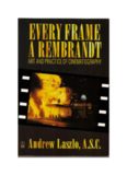 Every Frame a Rembrandt: Art and Practice of Cinematography