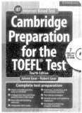 Cambridge Preparation for the TOEFL Test