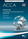 ACCA Paper F4 Corporate and Business Law (English) Study 