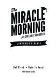 The Miracle Morning for College Students