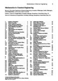 Mathematics in Chemical Engineering