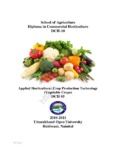 Applied Horticulture Crop Production Technology (Vegetable Crop)