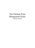 The Ultimate Penis Enlargement Guide