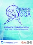 prenatal vinyasa yoga teacher training manual