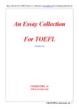 Sample Essays For toefl