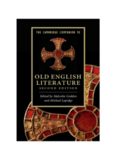 The Cambridge Companion to Old English Literature (Cambridge Companions to Literature)