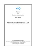 principles of business law
