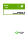 Introduction to Information technology