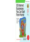 101 Internet Businesses You Can Start from Home: How to Choose and Build Your Own Successful e