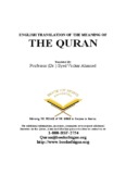 ENGLISH TRANSLATION OF THE MEANING OF THE QURAN