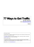 77 Ways to Get Traffic - Affiliate Marketing - Learn Affiliate 