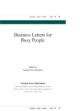 Business Letters for Busy People