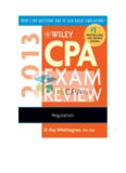 Wiley CPA Exam Review 2013, Regulation