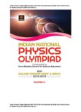 Indian National Physics Olympiad Arihant Sourabh Chapter 1 Particle Mathematics or Particle Mechanics D C Pandey NSEP INPhO IPO IPhO conducted by HBCSE Homi Bhabha Center Science Education