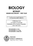 Biology botany higher secondary - first year - Text Books Online