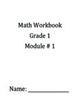 Math Workbook Grade 1 Module