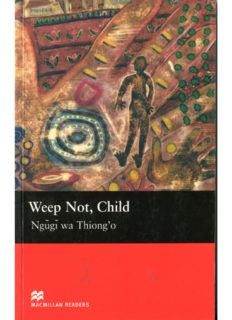 Weep Not, Child (Macmillan Readers)  