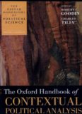 The Oxford Handbook of Contextual Political Analysis (Oxford Handbooks of Political Science)
