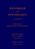 Page 2 HANDBOOK of PSYCHOLOGY VOLUME 10 ASSESSMENT PSYCHOLOGY John R ...