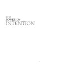 The Power of Intention