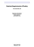 Nutrient Requirements of Poultry: Ninth Revised Edition, 1994 ( i Nutrient Requirements of Domestic Animals:  i  A Series)
