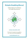 Buteyko Breathing Manual: Stop Any Breathing Problems & Improve Health
