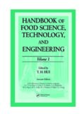Handbook of Food Science, Technology, and Engineering - 4 Volume Set