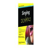 Singing For Dummies (For Dummies (Sports & Hobbies))