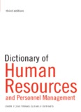 Dictionary of Human Resources and Personnel Management