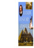 The Handy History Answer Book, Second Edition (The Handy Answer Book Series)