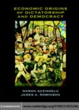 Economic origins of dictatorship and democracy