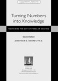 Turning Numbers into Knowledge - Mastering the Art of Problem Solving